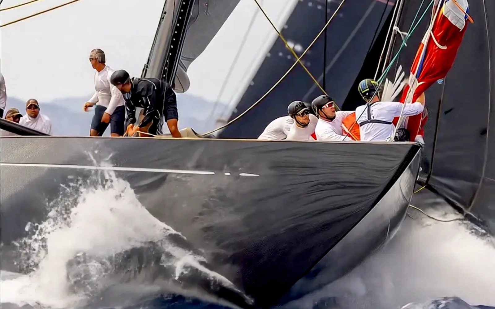 Segelteam im Rennen – Symbolbild für Partnernetzwerk, Tempo und abgestimmte Zusammenarbeit